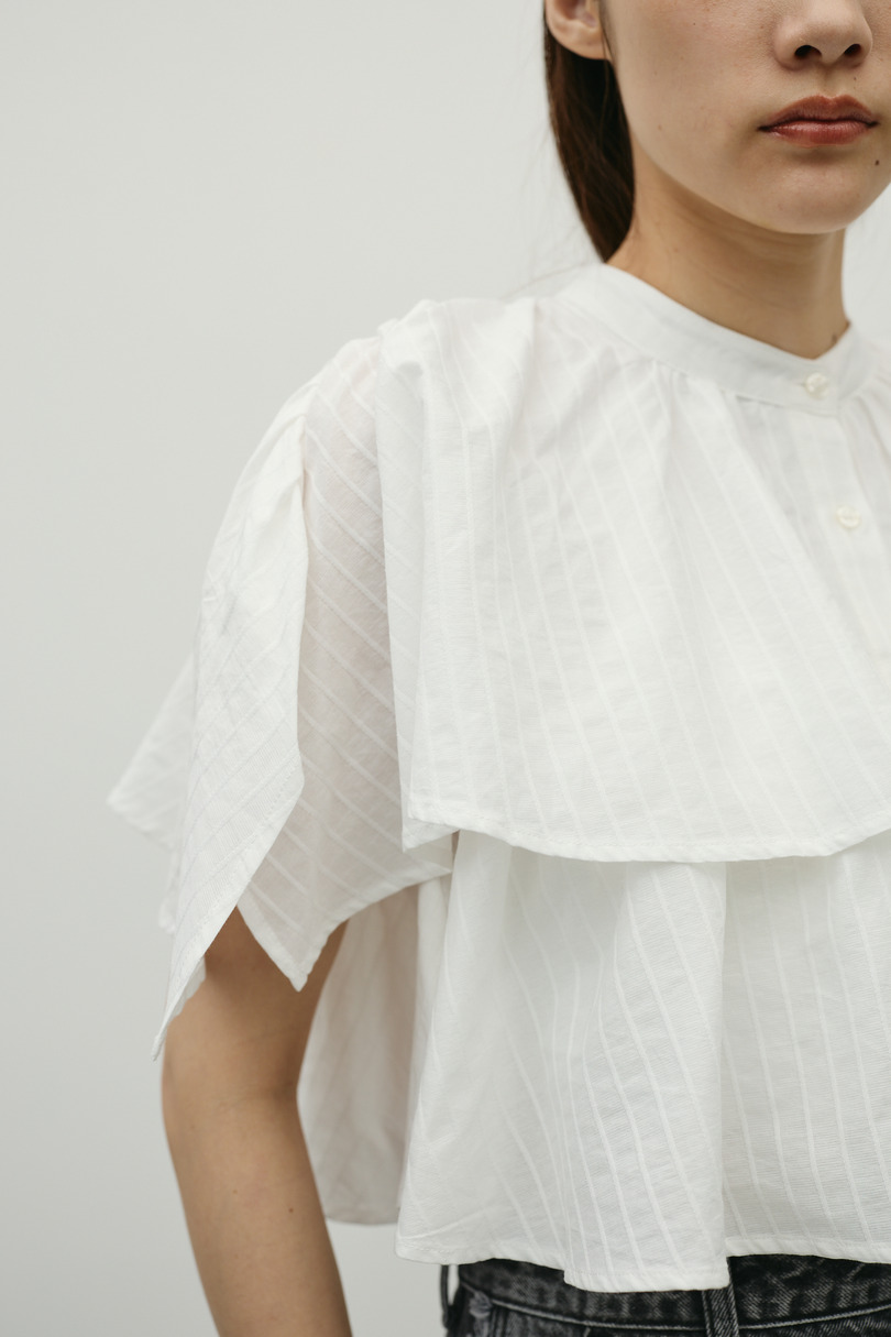 ティアードフリルシャツ 詳細画像 WHT 9