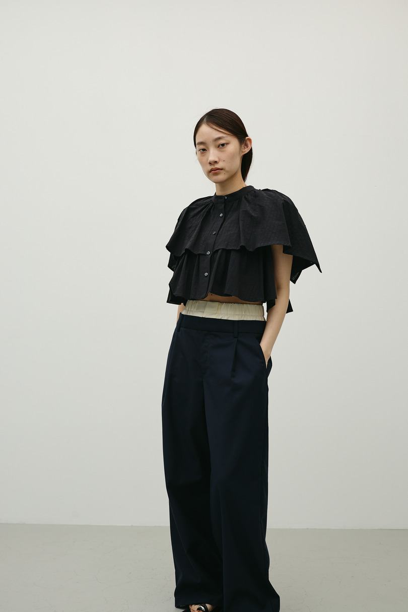 ティアードフリルシャツ 詳細画像 BLK 3