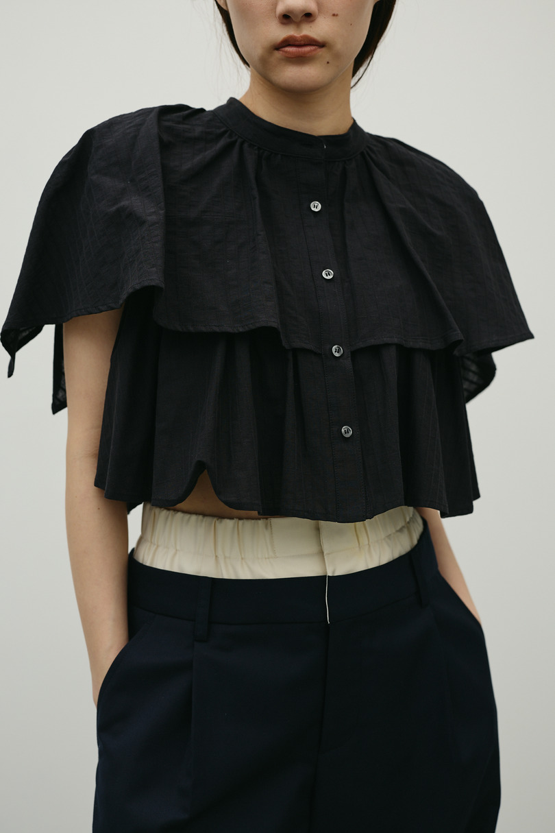 ティアードフリルシャツ 詳細画像 BLK 5