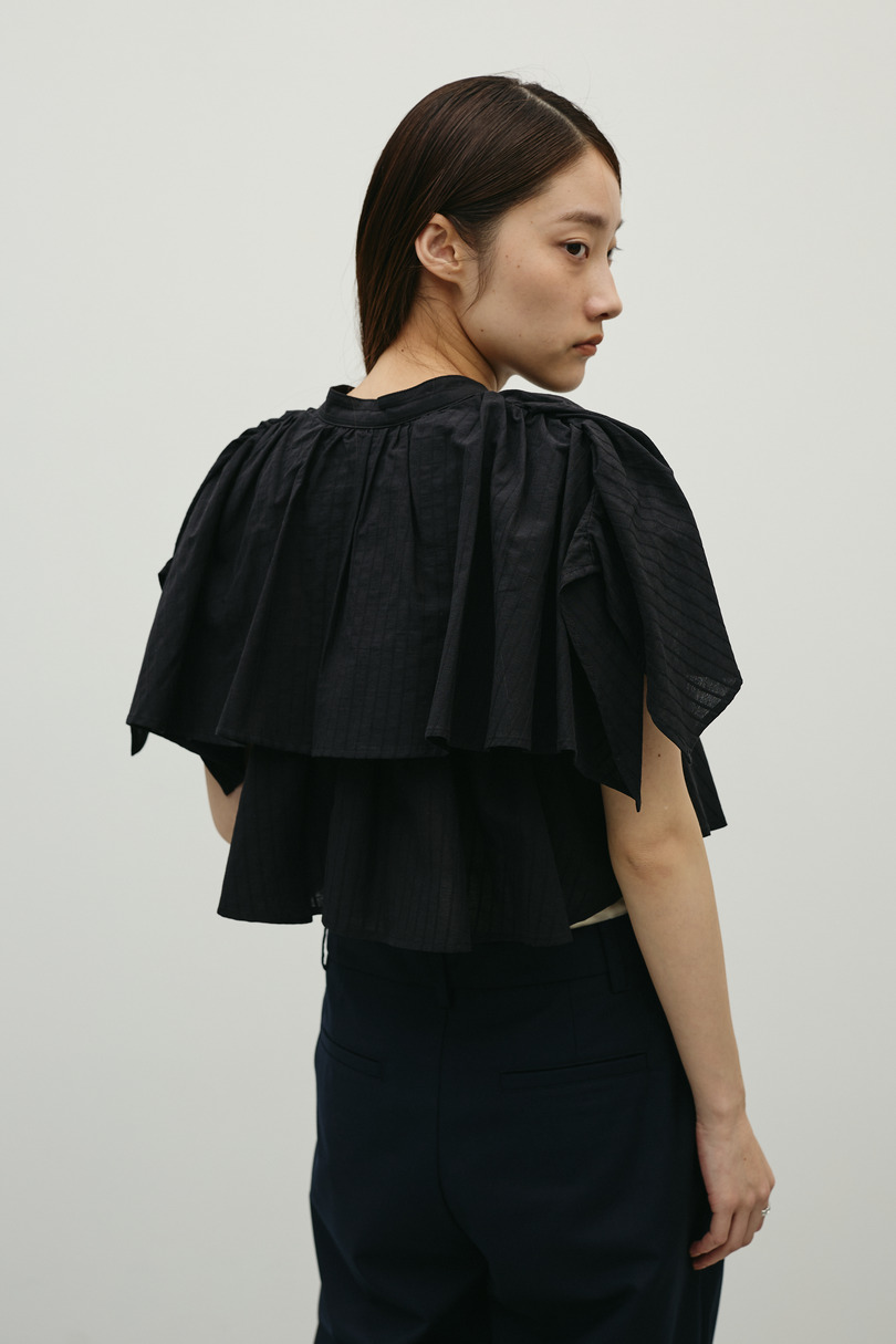 ティアードフリルシャツ 詳細画像 BLK 6