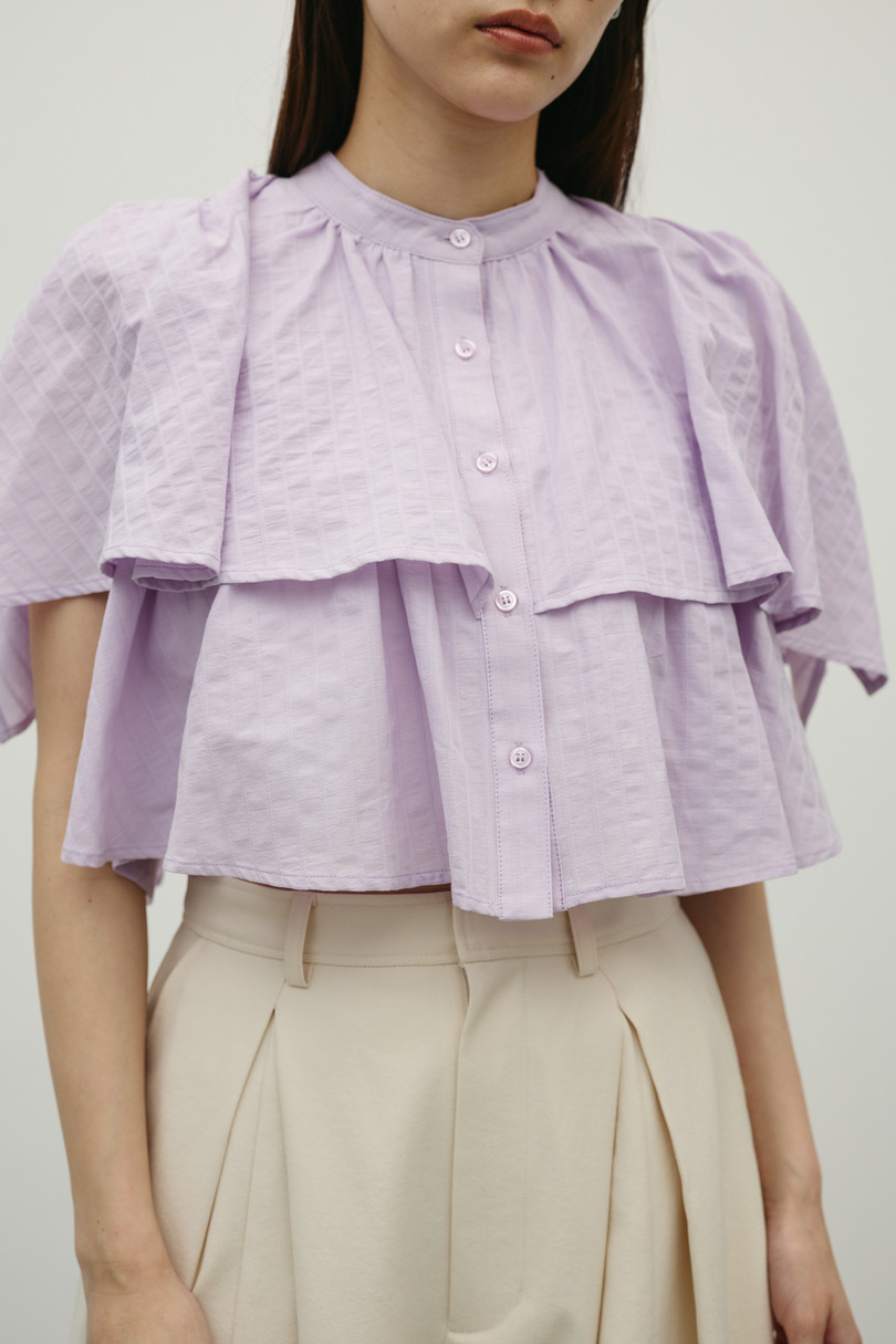 ティアードフリルシャツ 詳細画像 PUR 6