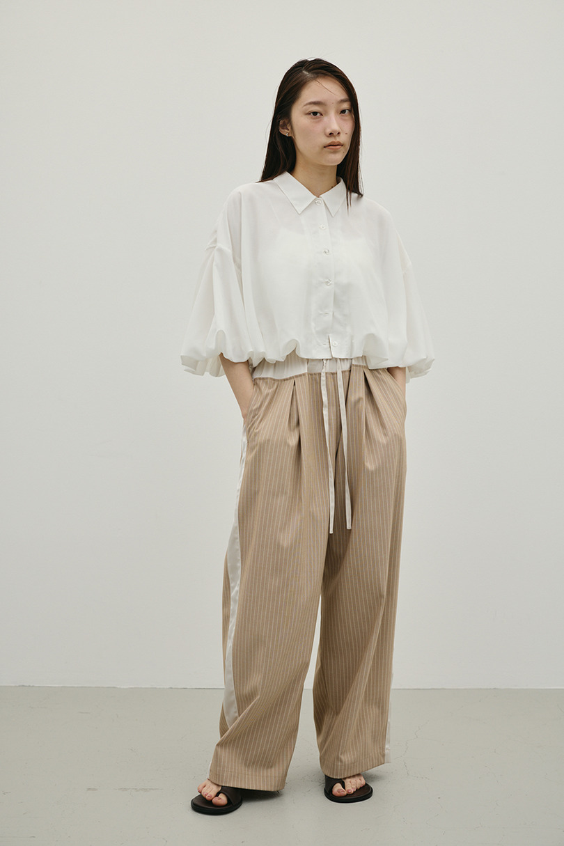 バルーンスリーブシャツ 詳細画像 WHT 3