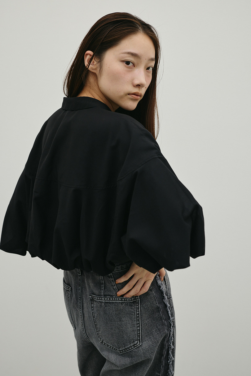 バルーンスリーブシャツ 詳細画像 BLK 9