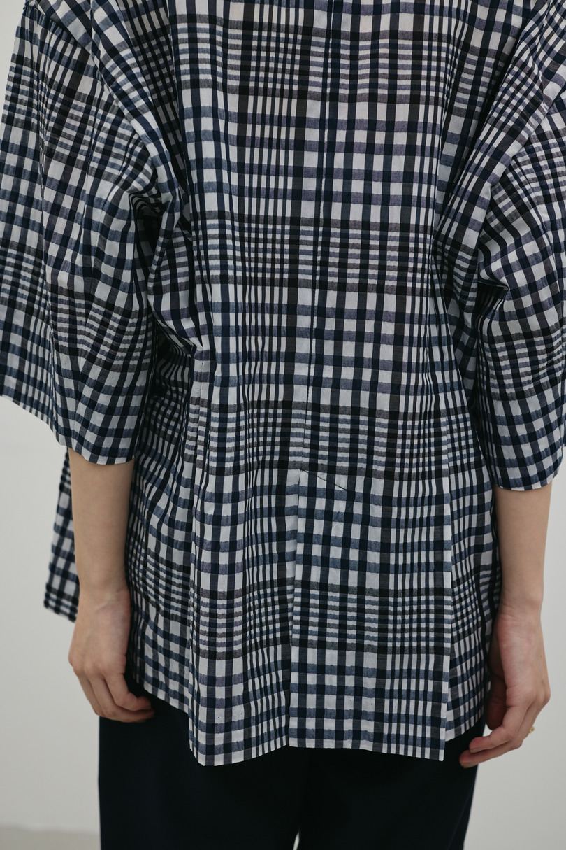 シアーチェックジャケット 詳細画像 柄NVY 13