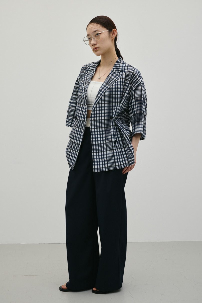 シアーチェックジャケット 詳細画像 柄NVY 3