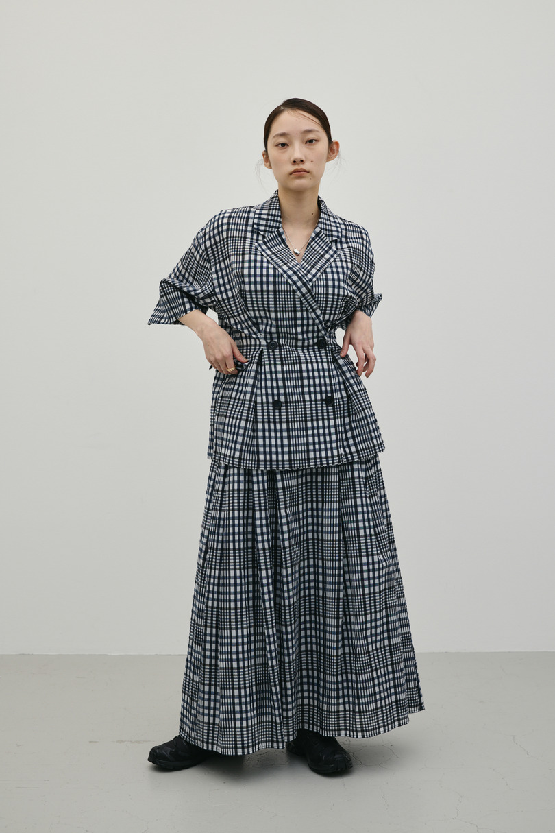 シアーチェックジャケット 詳細画像 柄NVY 4