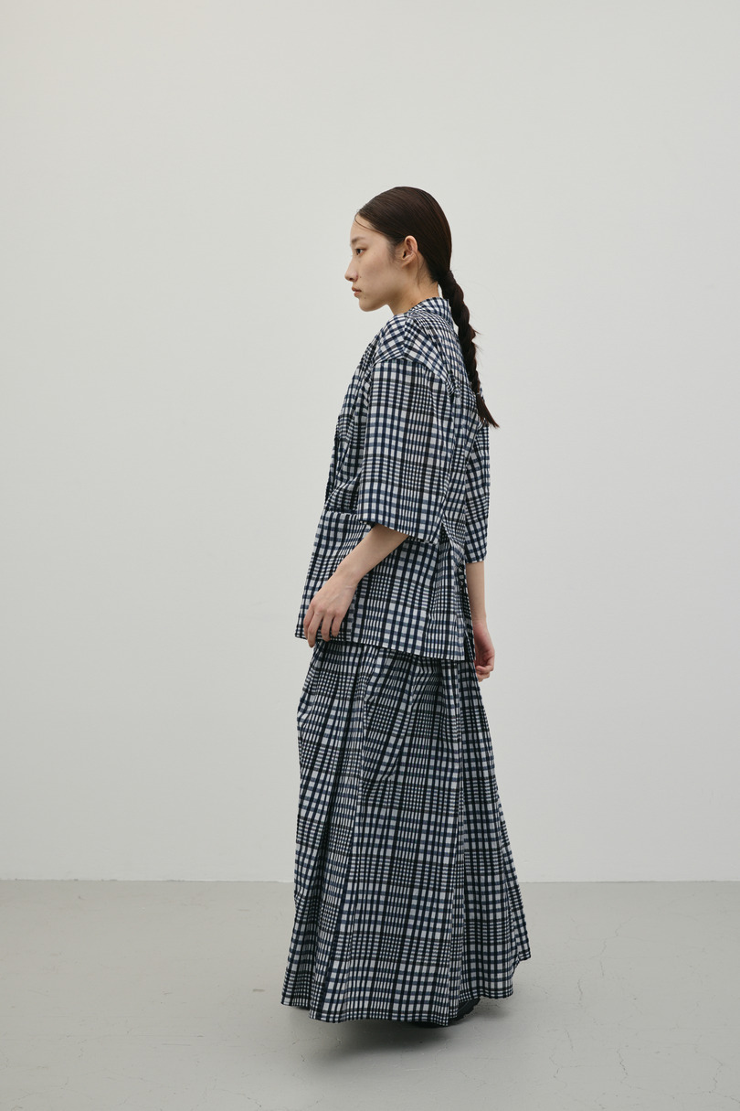 シアーチェックジャケット 詳細画像 柄NVY 5