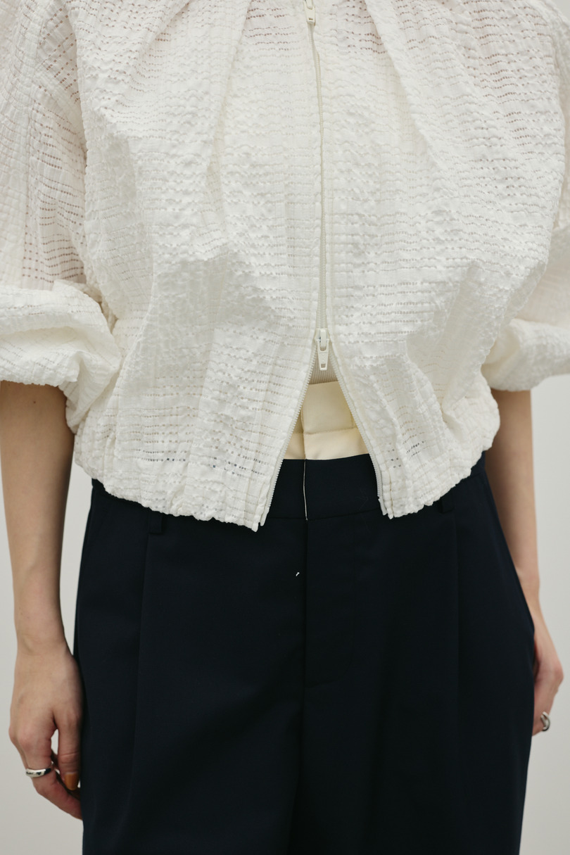 ボリュームスリーブレースブルゾン 詳細画像 WHT 11