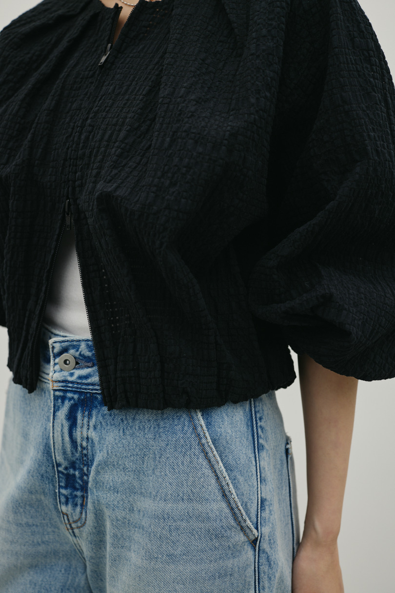 ボリュームスリーブレースブルゾン 詳細画像 BLK 10