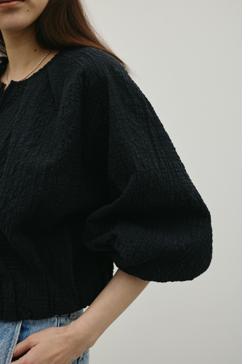 ボリュームスリーブレースブルゾン 詳細画像 BLK 11