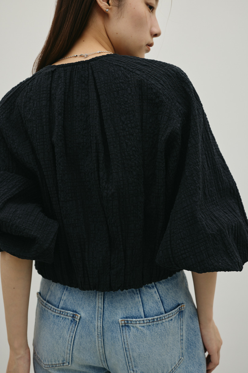 ボリュームスリーブレースブルゾン 詳細画像 BLK 13