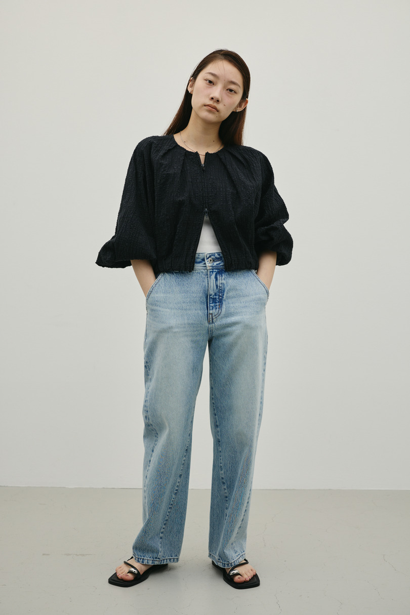 ボリュームスリーブレースブルゾン 詳細画像 BLK 2