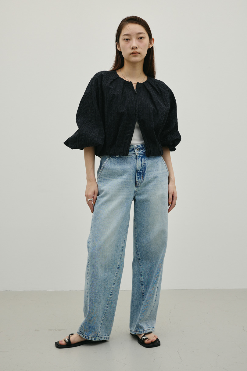 ボリュームスリーブレースブルゾン 詳細画像 BLK 4