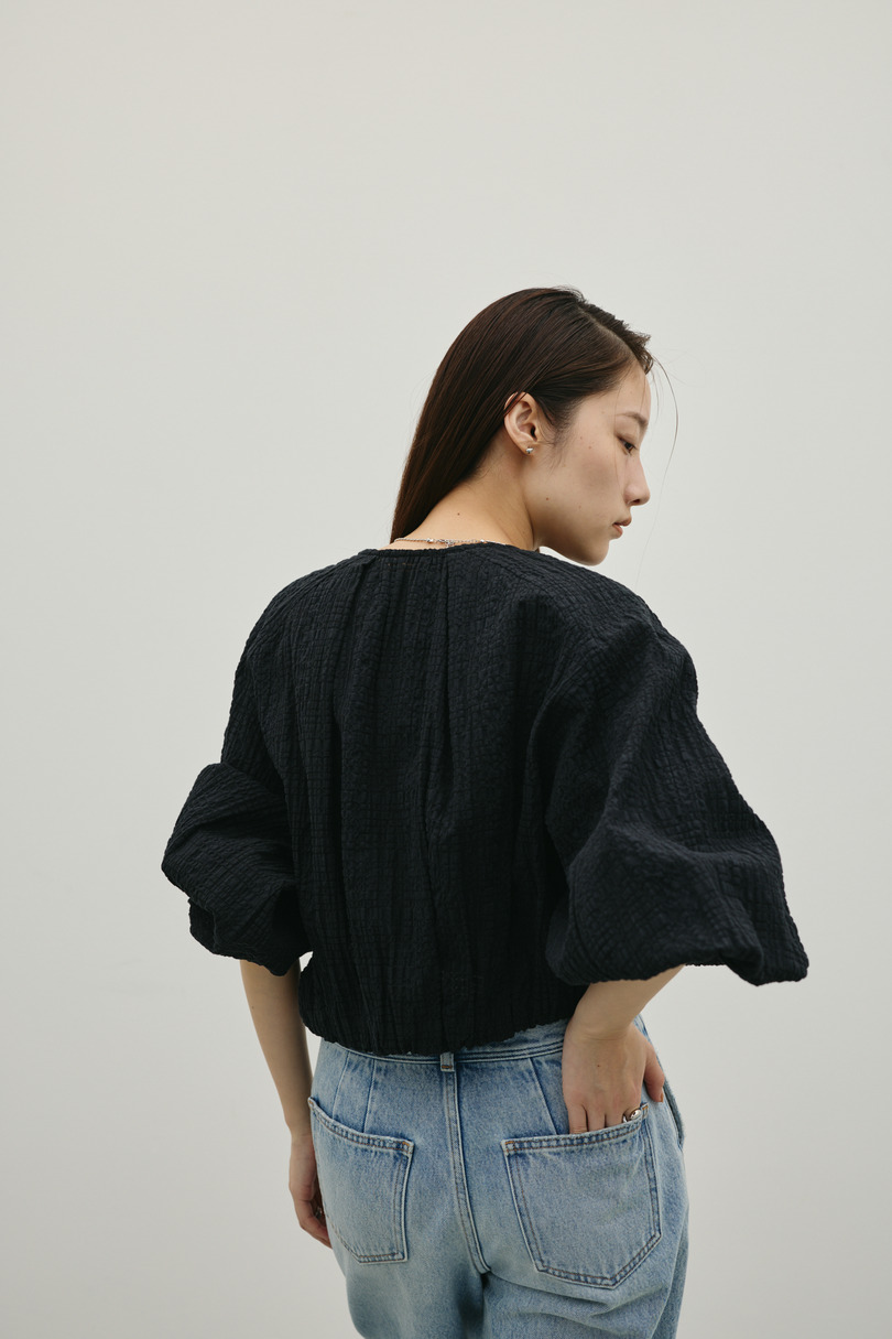 ボリュームスリーブレースブルゾン 詳細画像 BLK 6