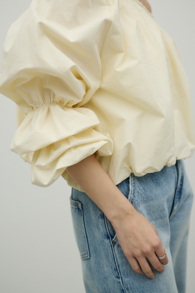 ランタンスリーブオフショルトップ 詳細画像 YEL 10