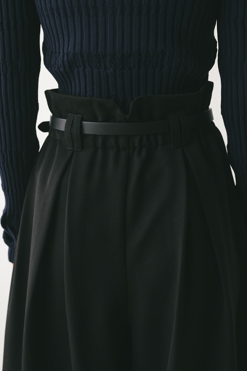 ハイウエストタックワイドパンツ 詳細画像 BLK 8