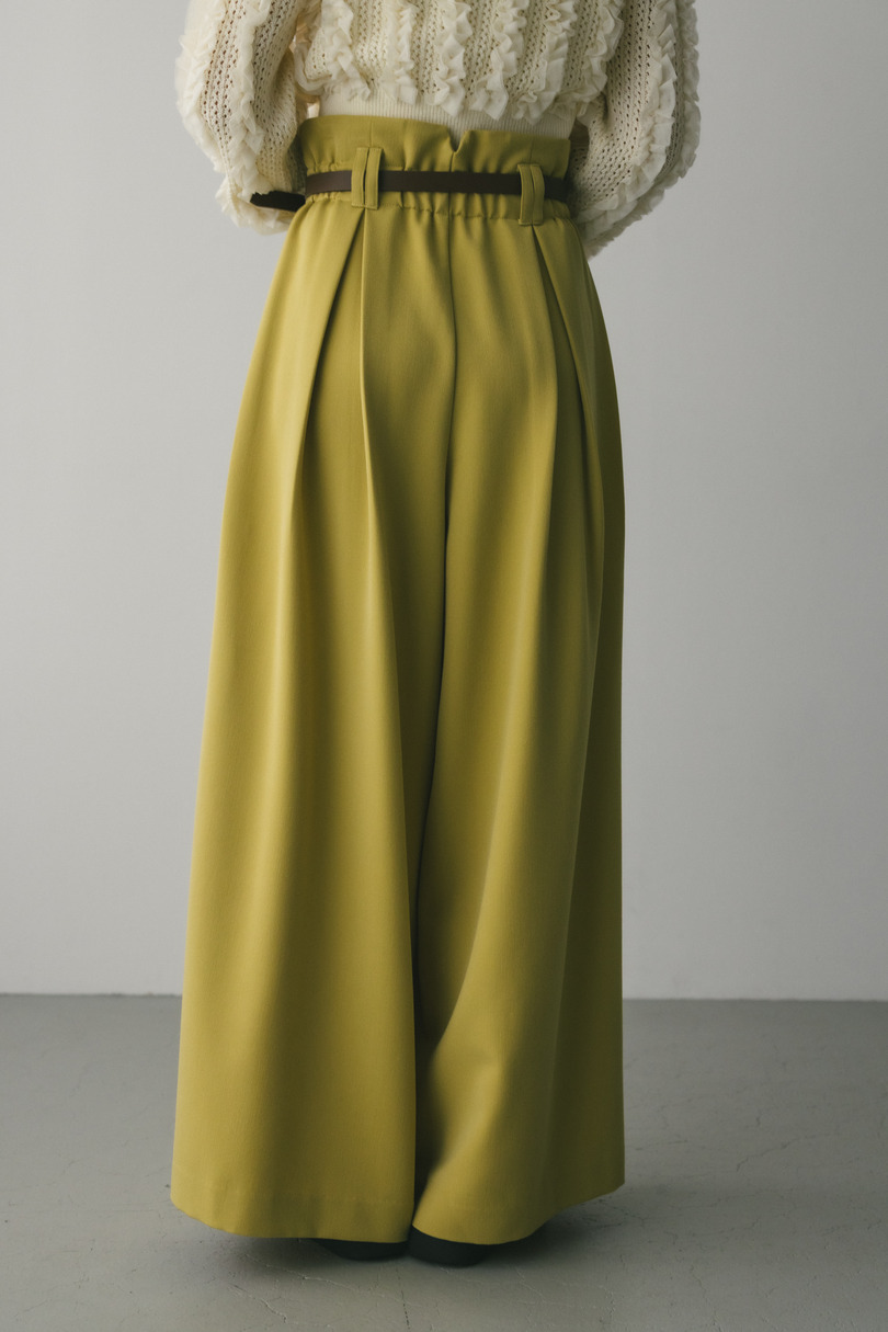ハイウエストタックワイドパンツ 詳細画像 YEL 6