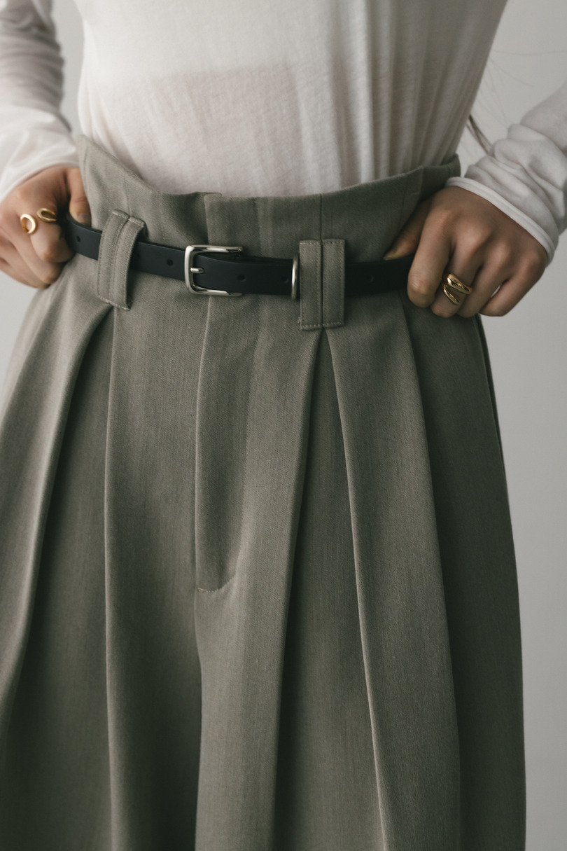 ハイウエストタックワイドパンツ 詳細画像 L/BEG 4