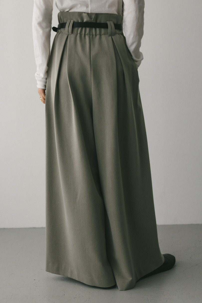 ハイウエストタックワイドパンツ 詳細画像 L/BEG 7