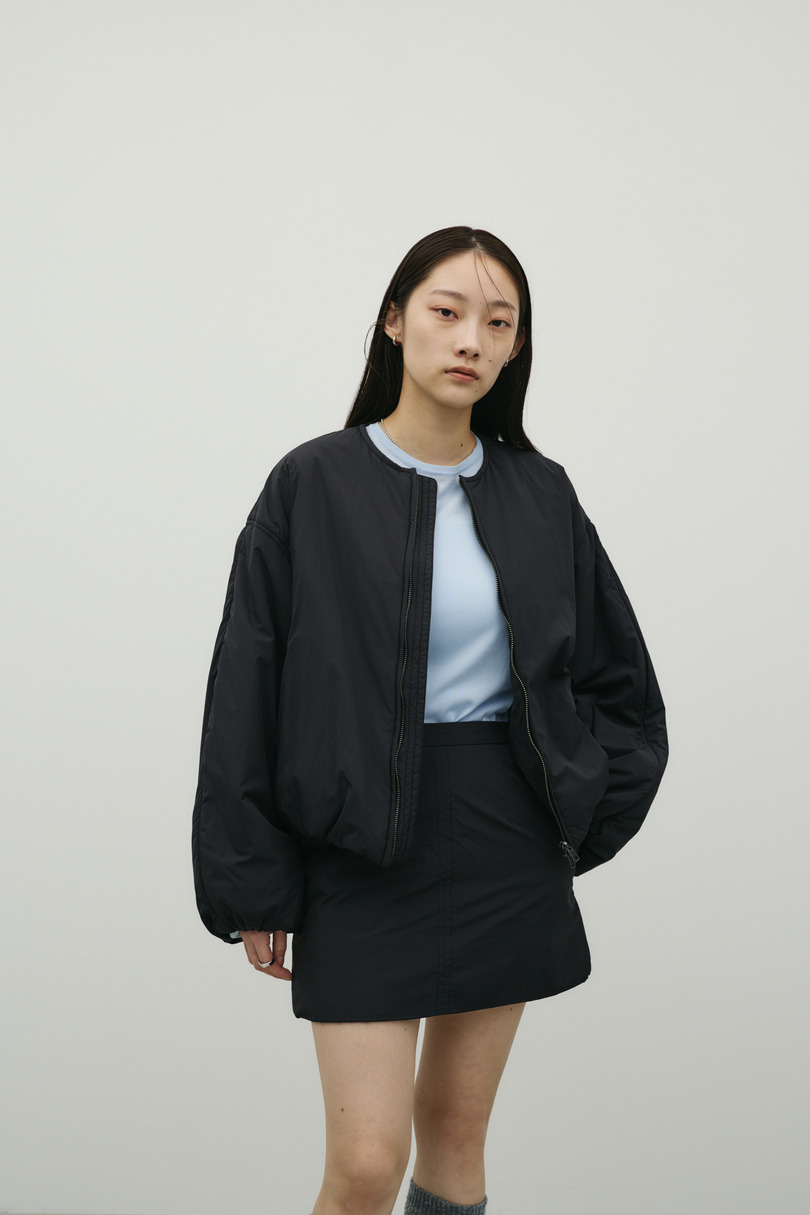 パディングミニスカート 詳細画像 BLK 2