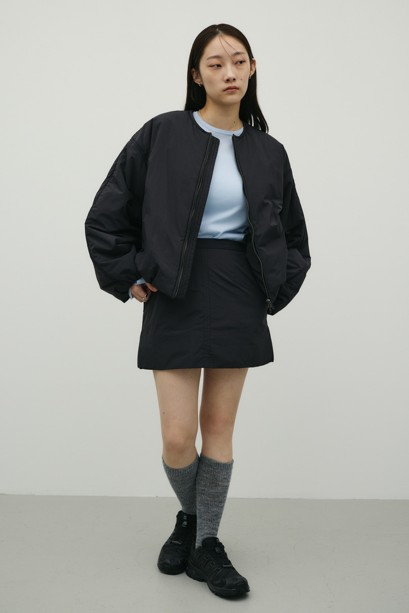 パディングミニスカート 詳細画像 BLK 4