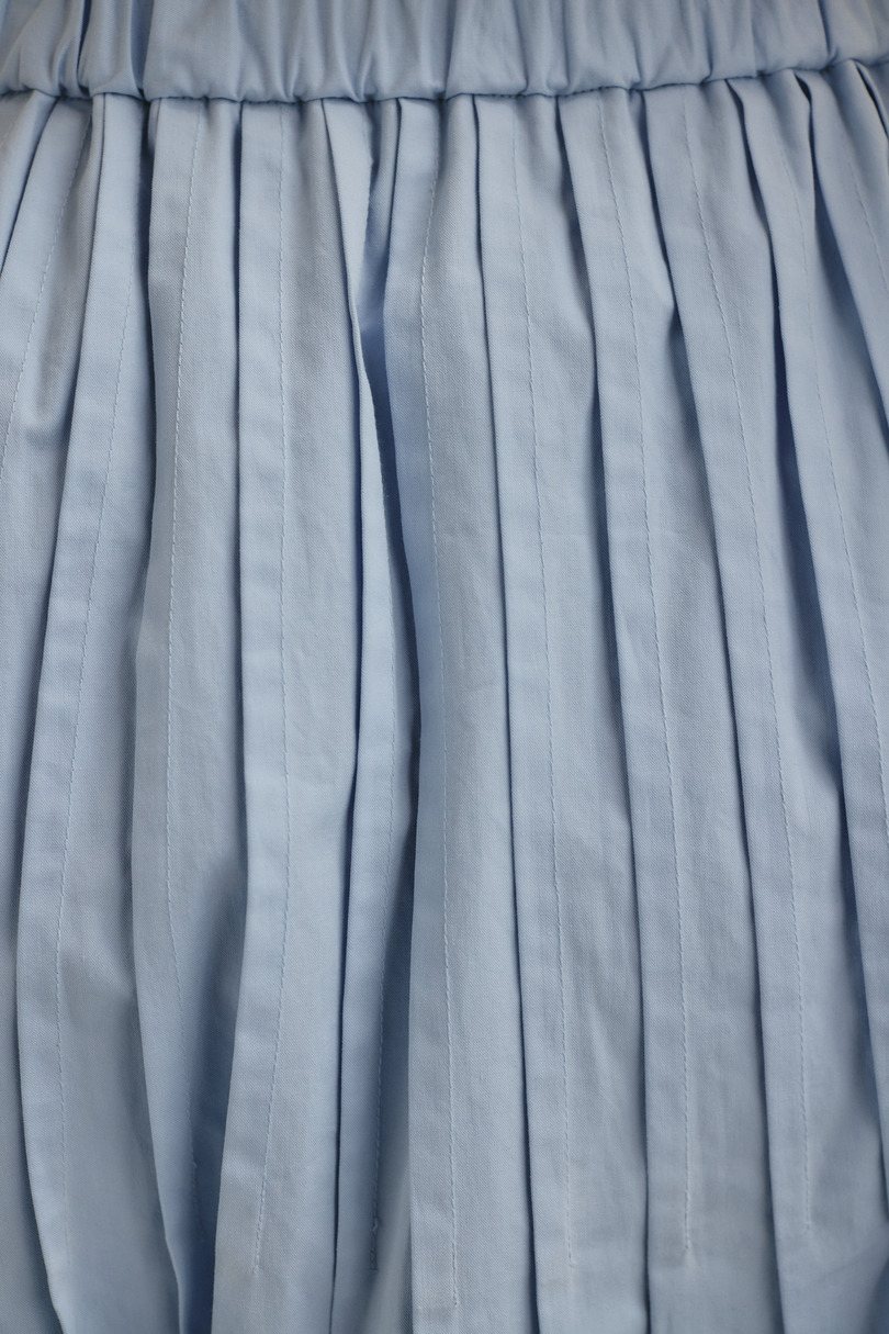 タックプリーツフレアスカート 詳細画像 SAX 9