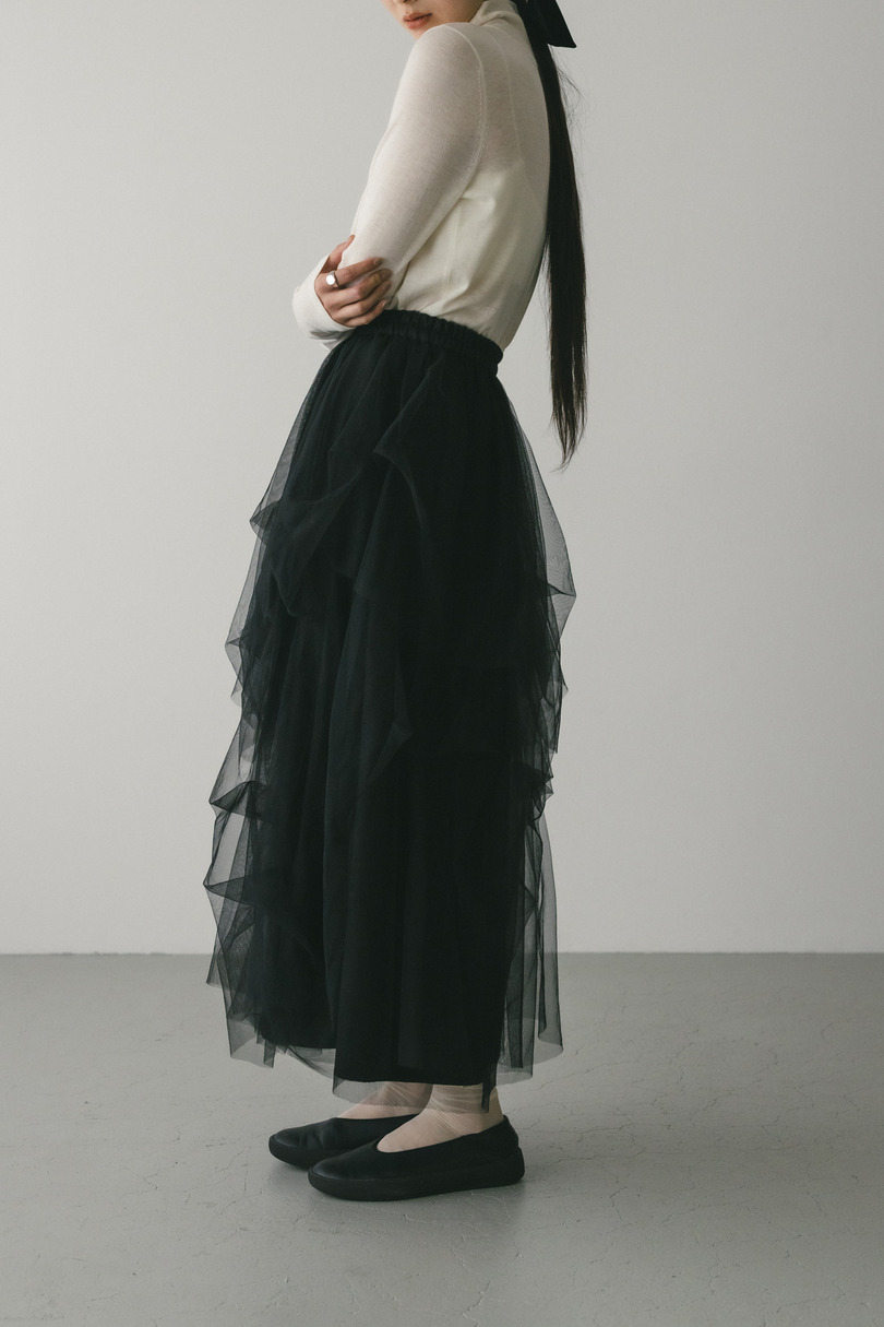 ランダムティアードチュールスカート