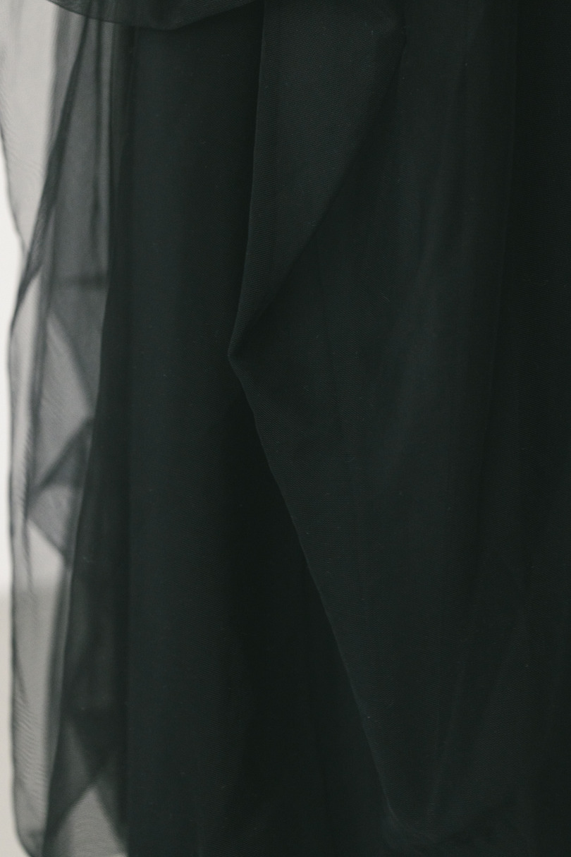 ランダムティアードチュールスカート 詳細画像 BLK 8