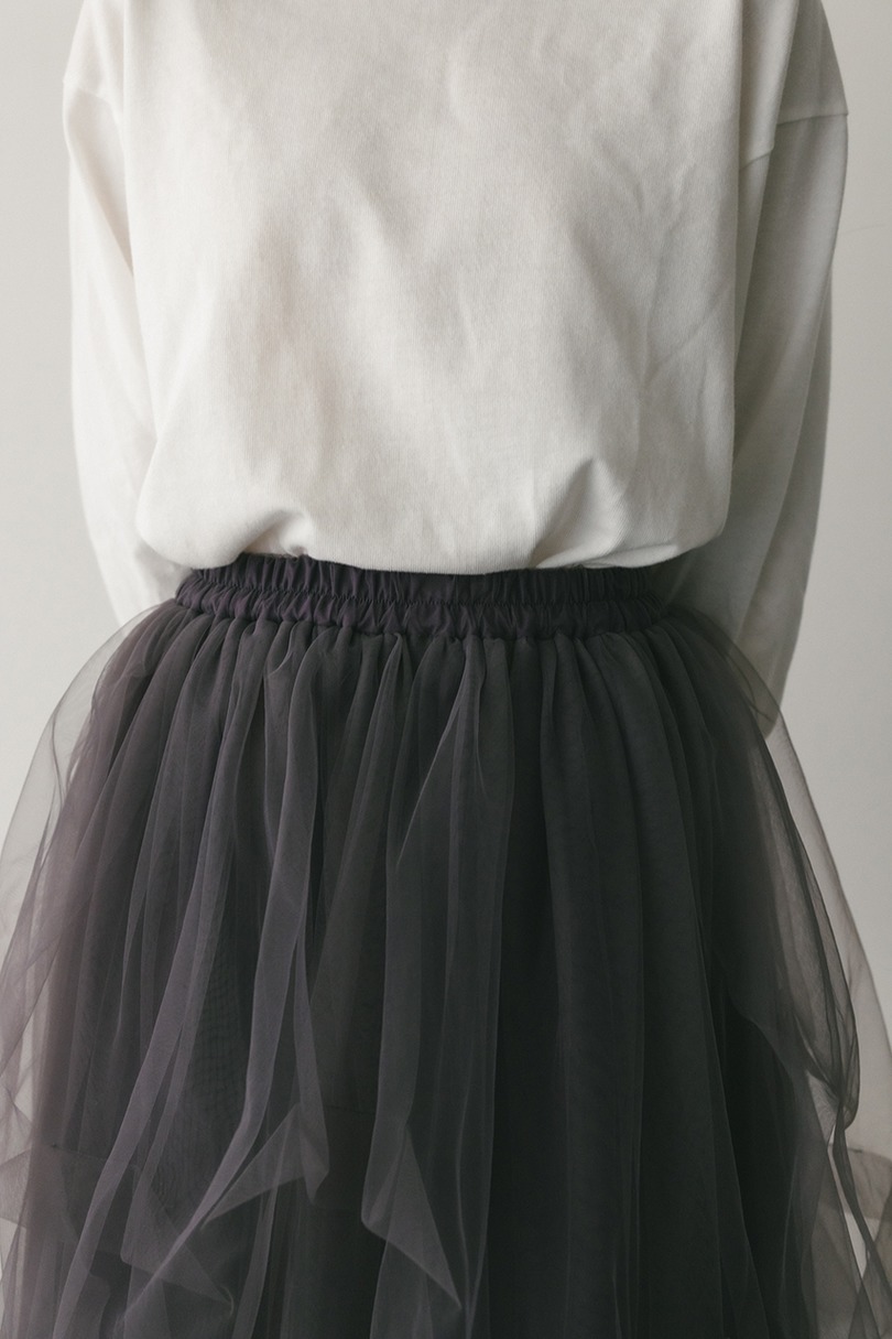 ランダムティアードチュールスカート 詳細画像 PUR 5