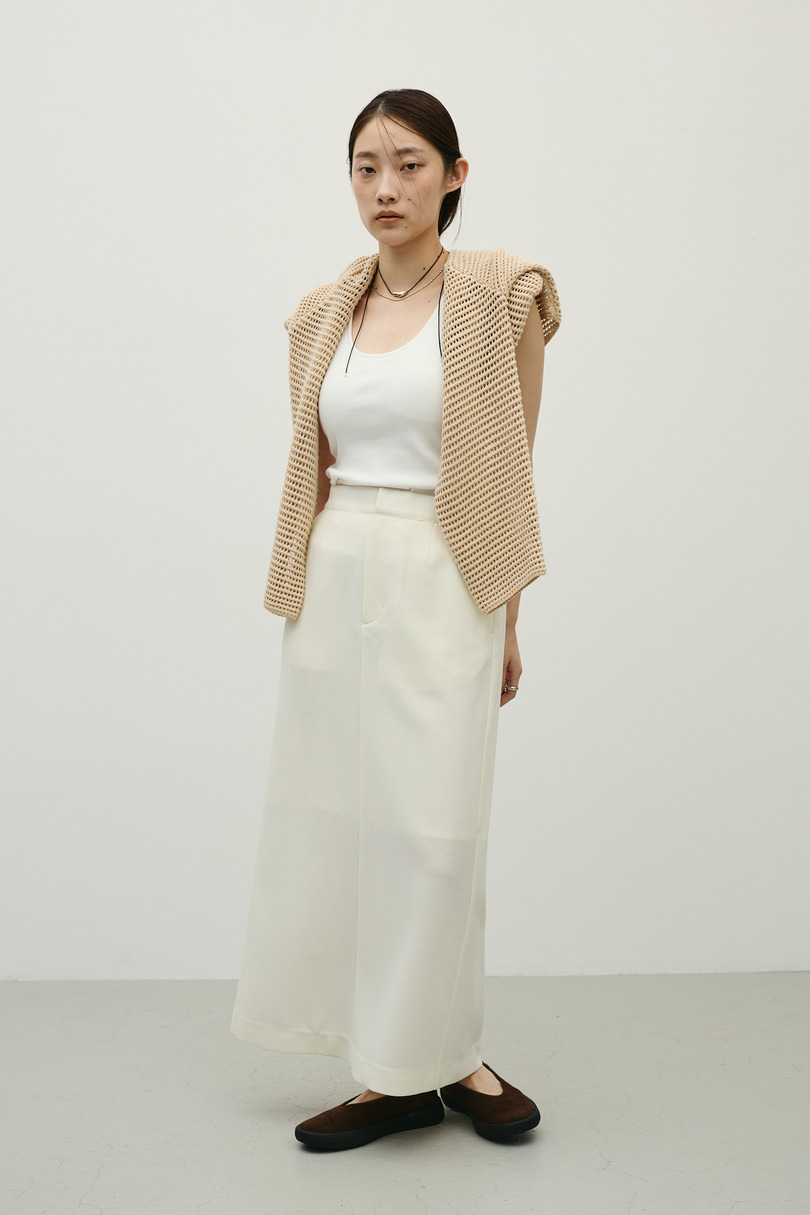 リネンライクストレートスカート 詳細画像 IVOY 3