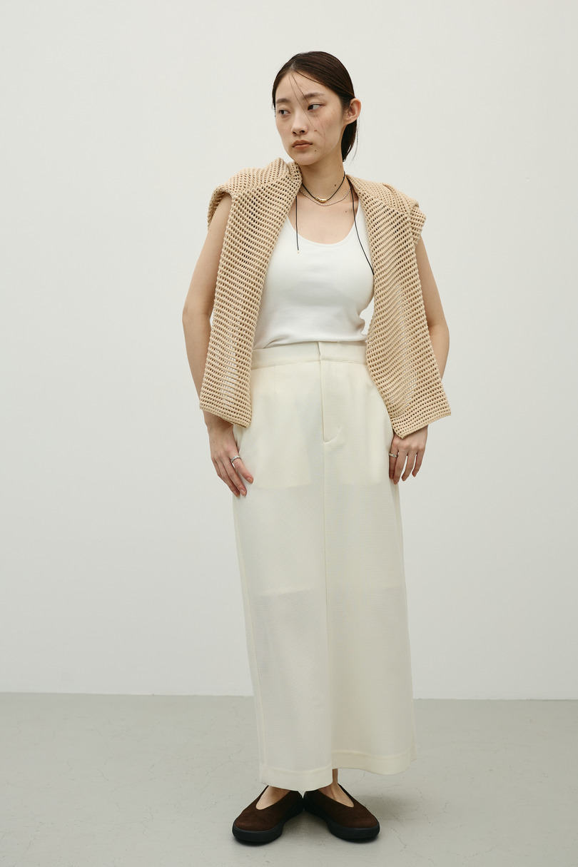 リネンライクストレートスカート 詳細画像 IVOY 4