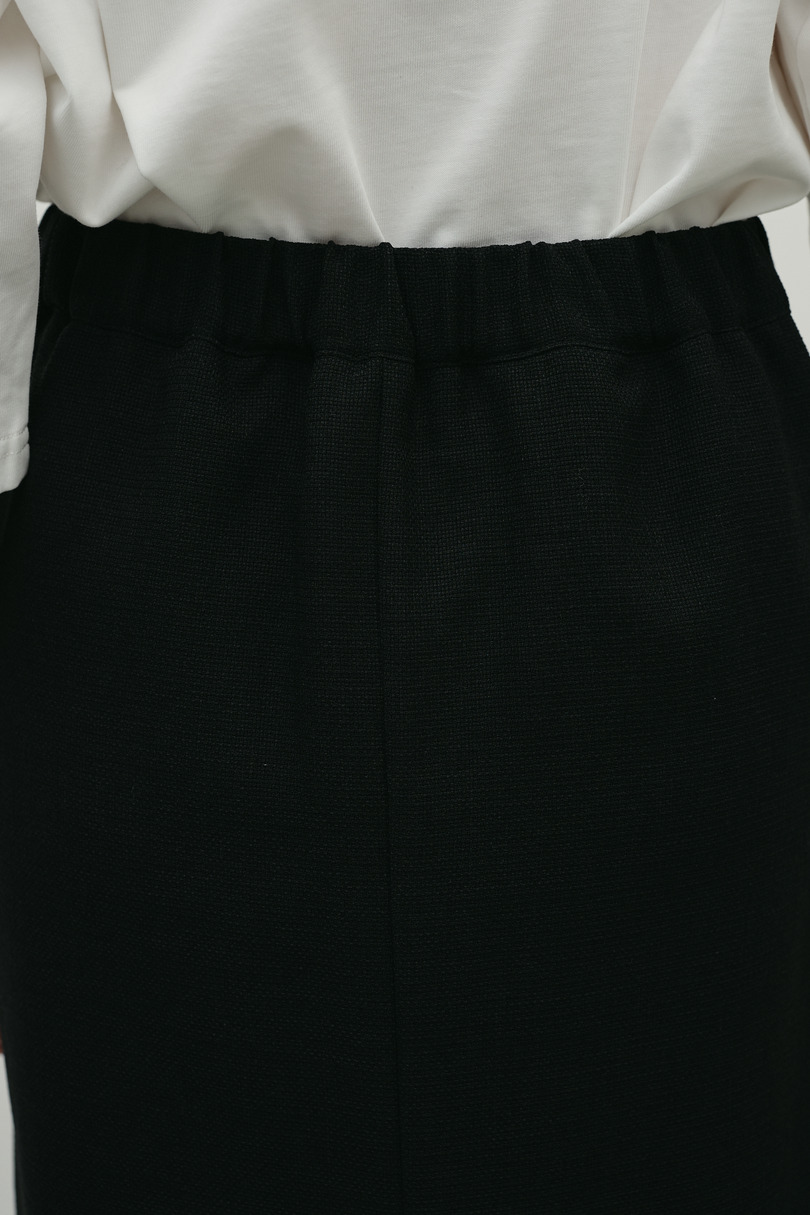 リネンライクストレートスカート 詳細画像 BLK 11