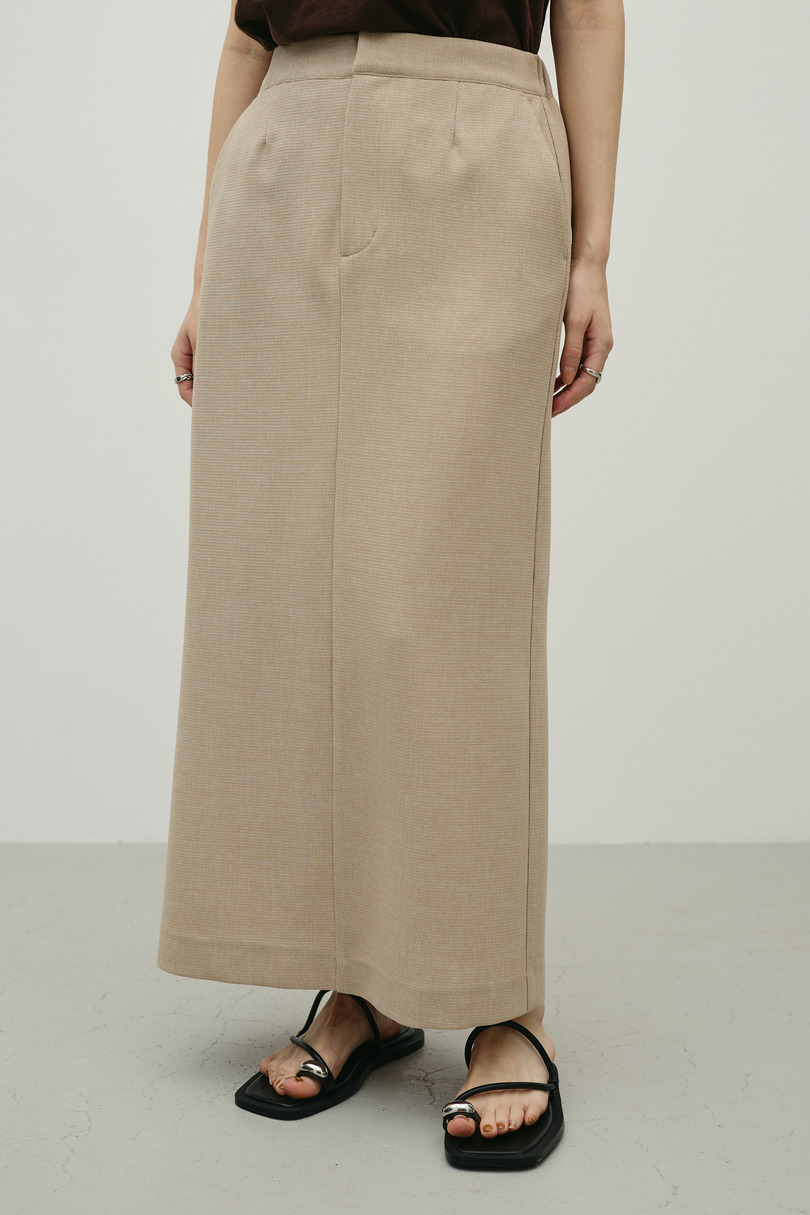 リネンライクストレートスカート 詳細画像 BEG 2