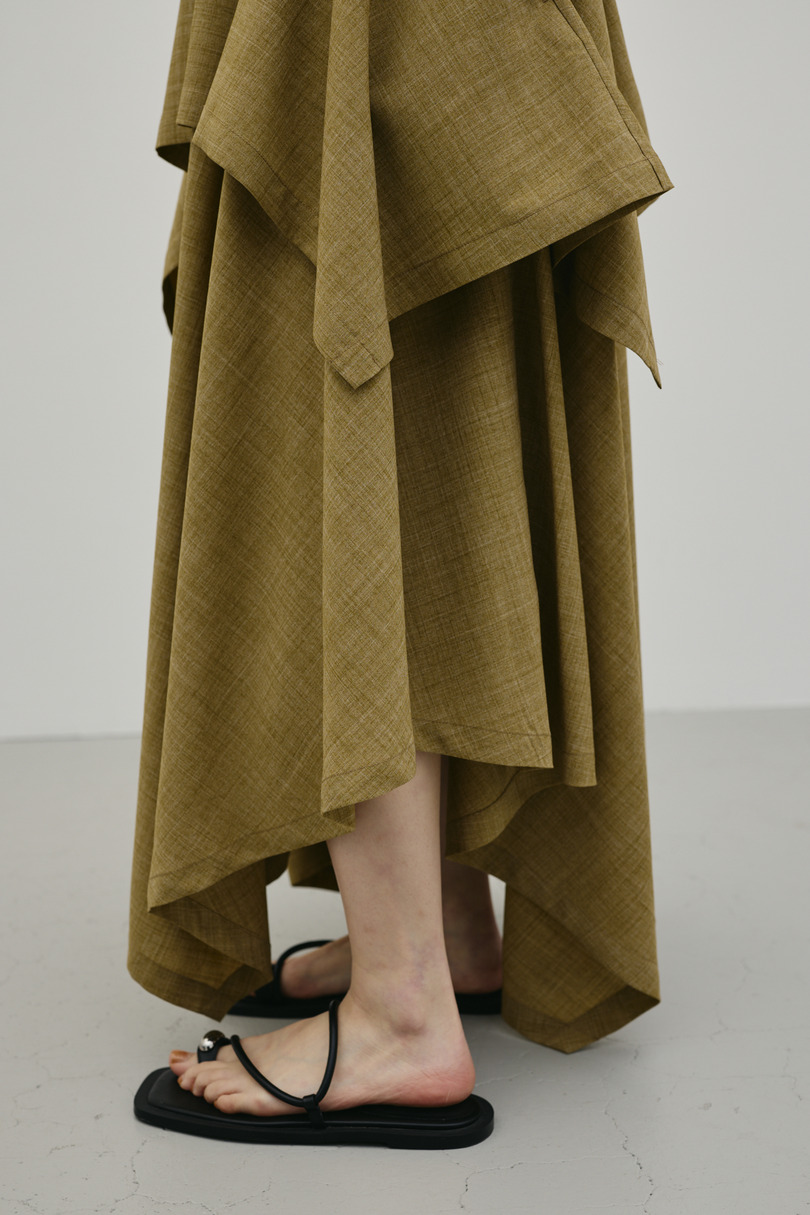 レイヤードフレアスカート 詳細画像 BEG 10