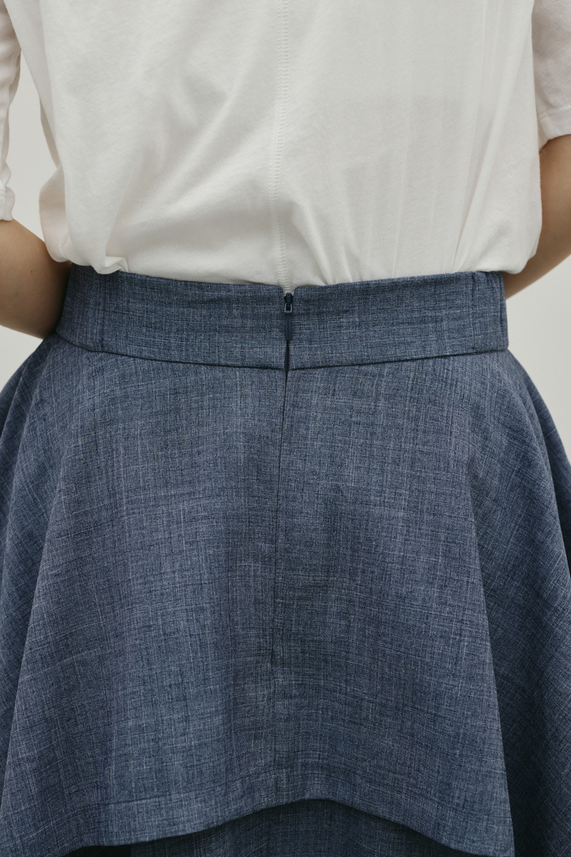 レイヤードフレアスカート 詳細画像 GRY 12