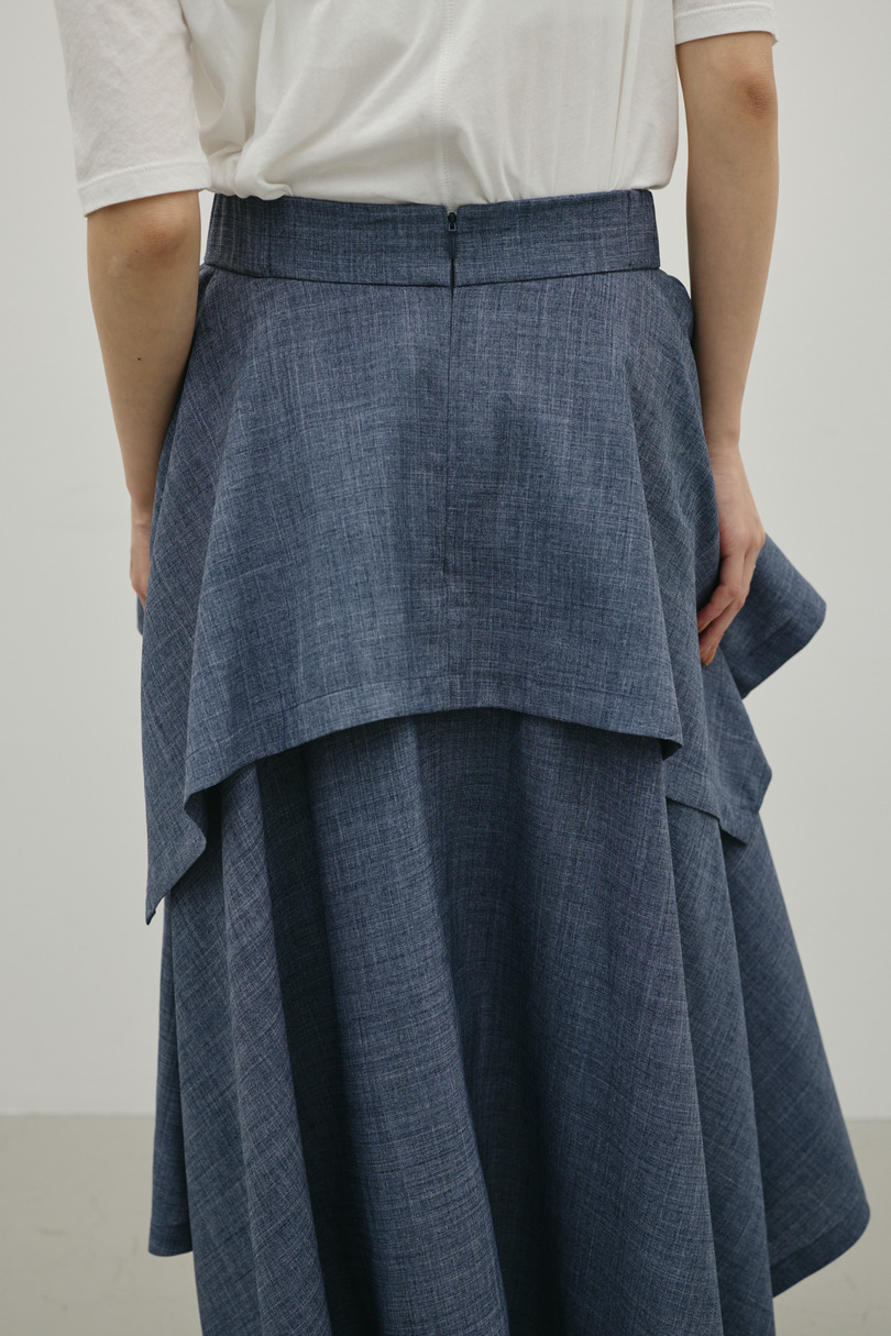 レイヤードフレアスカート 詳細画像 GRY 13