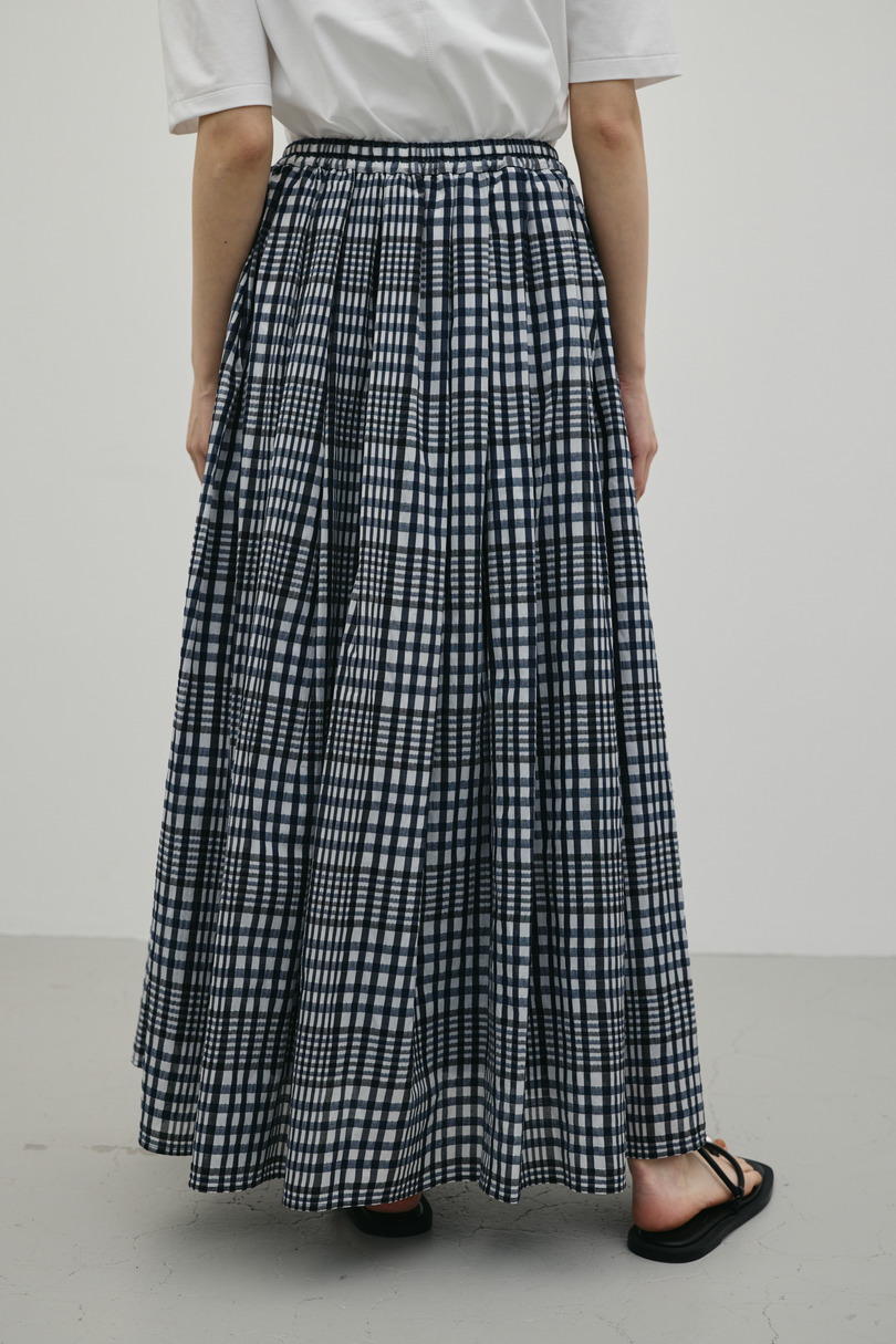 シアーチェックスカート 詳細画像 柄NVY 6