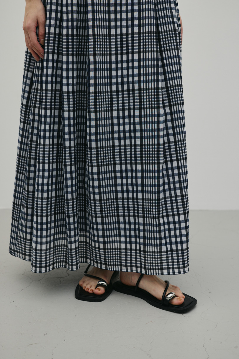 シアーチェックスカート 詳細画像 柄NVY 9