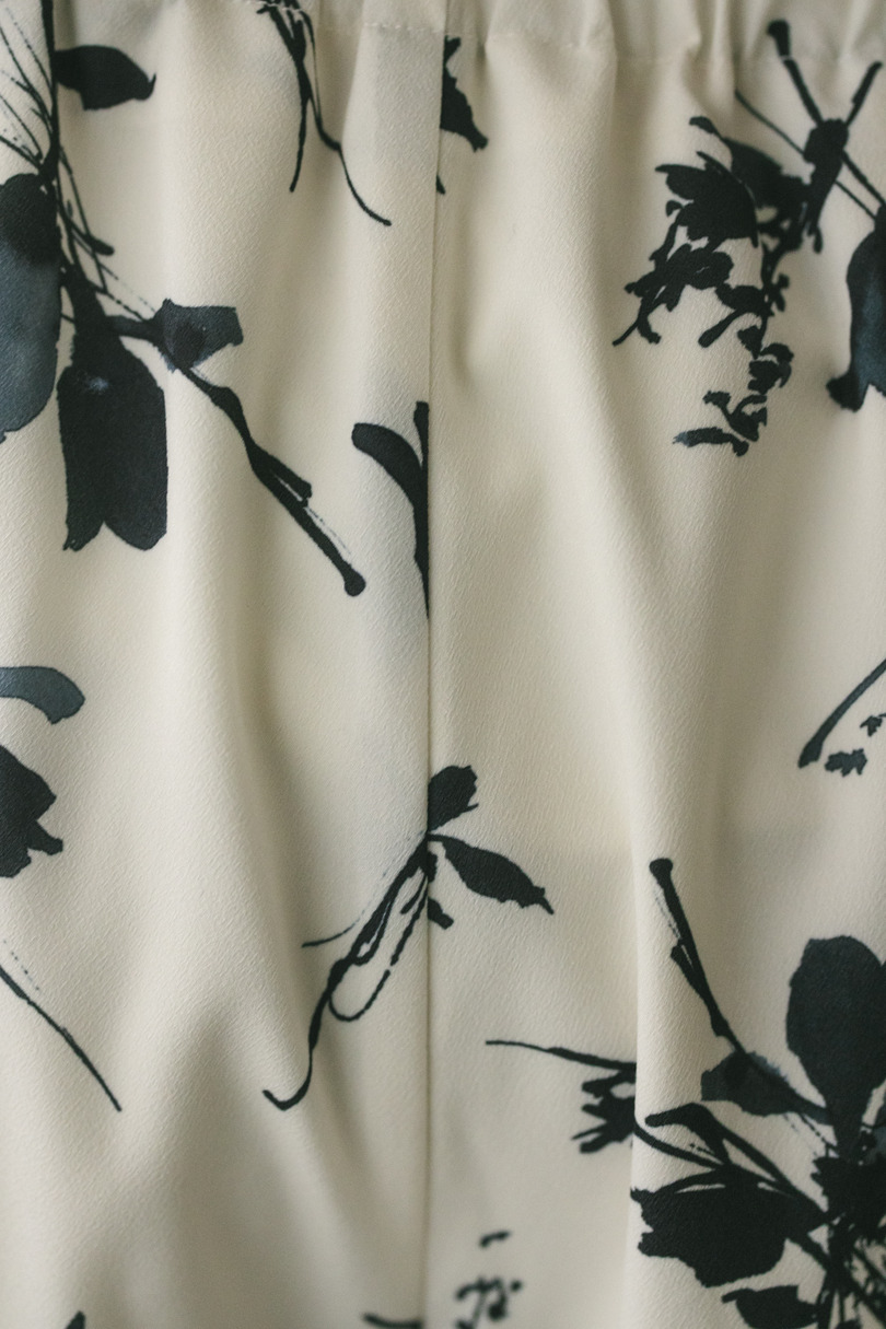 フラワープリントリラックスパンツ 詳細画像 WHT 9