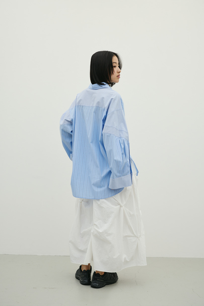 ツイストタッキングスカート 詳細画像 WHT 2