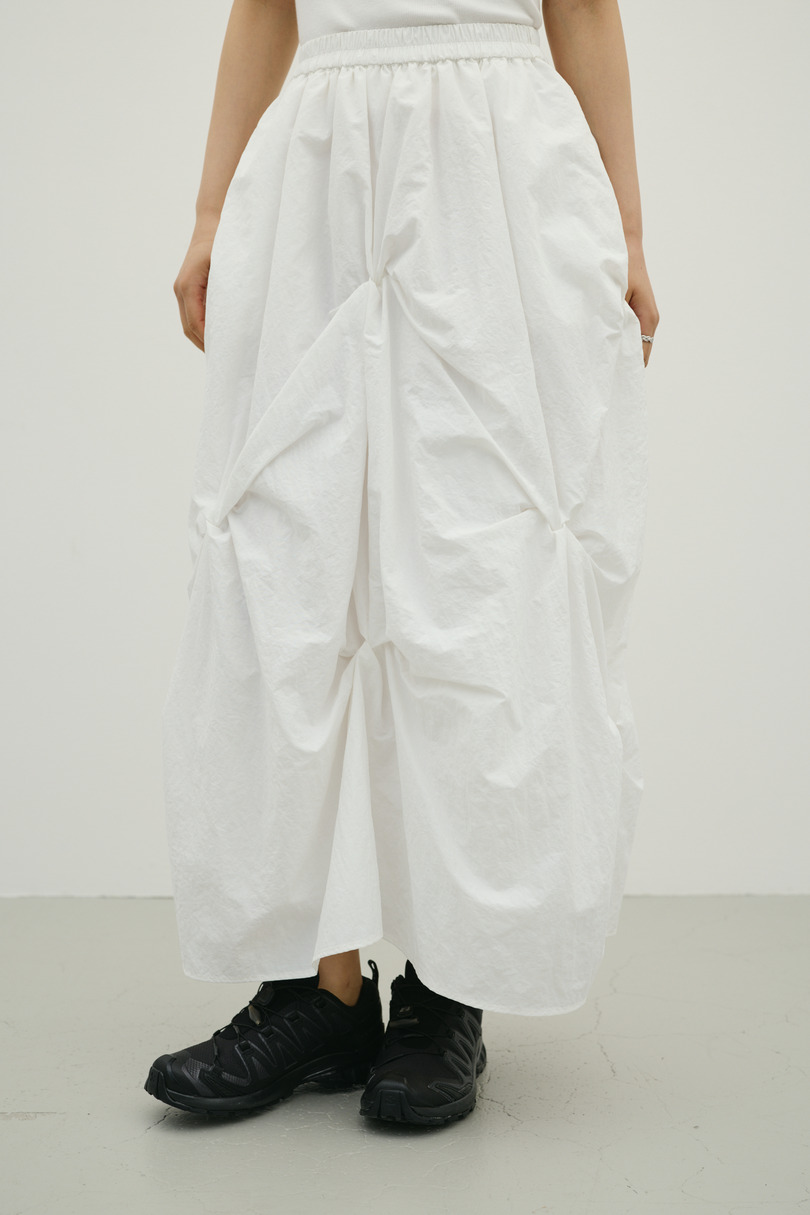 ツイストタッキングスカート 詳細画像 WHT 5