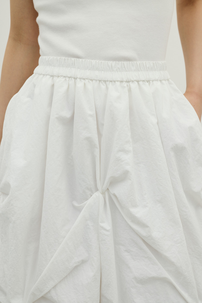 ツイストタッキングスカート 詳細画像 WHT 8