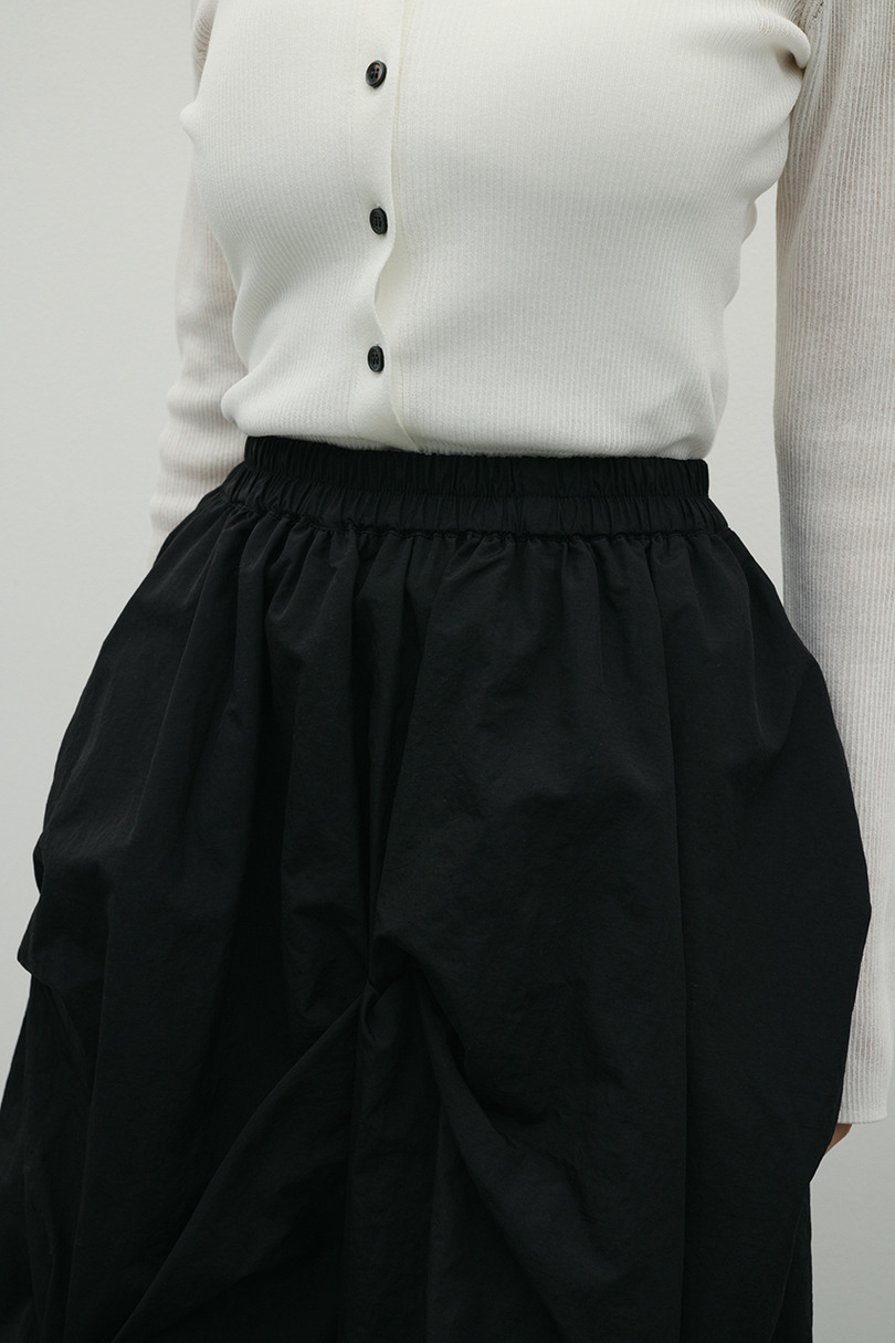 ツイストタッキングスカート 詳細画像 BLK 7