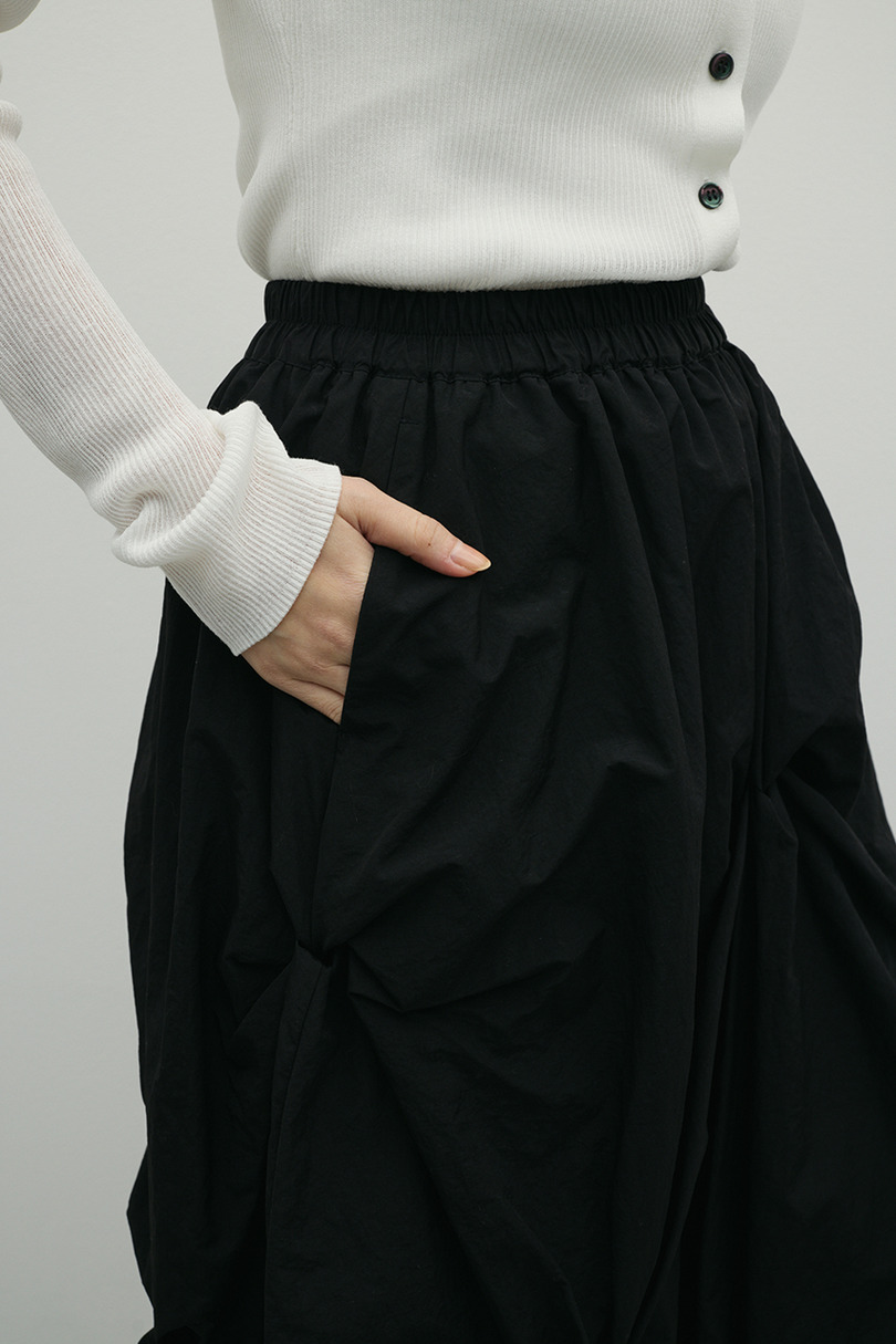 ツイストタッキングスカート 詳細画像 BLK 8