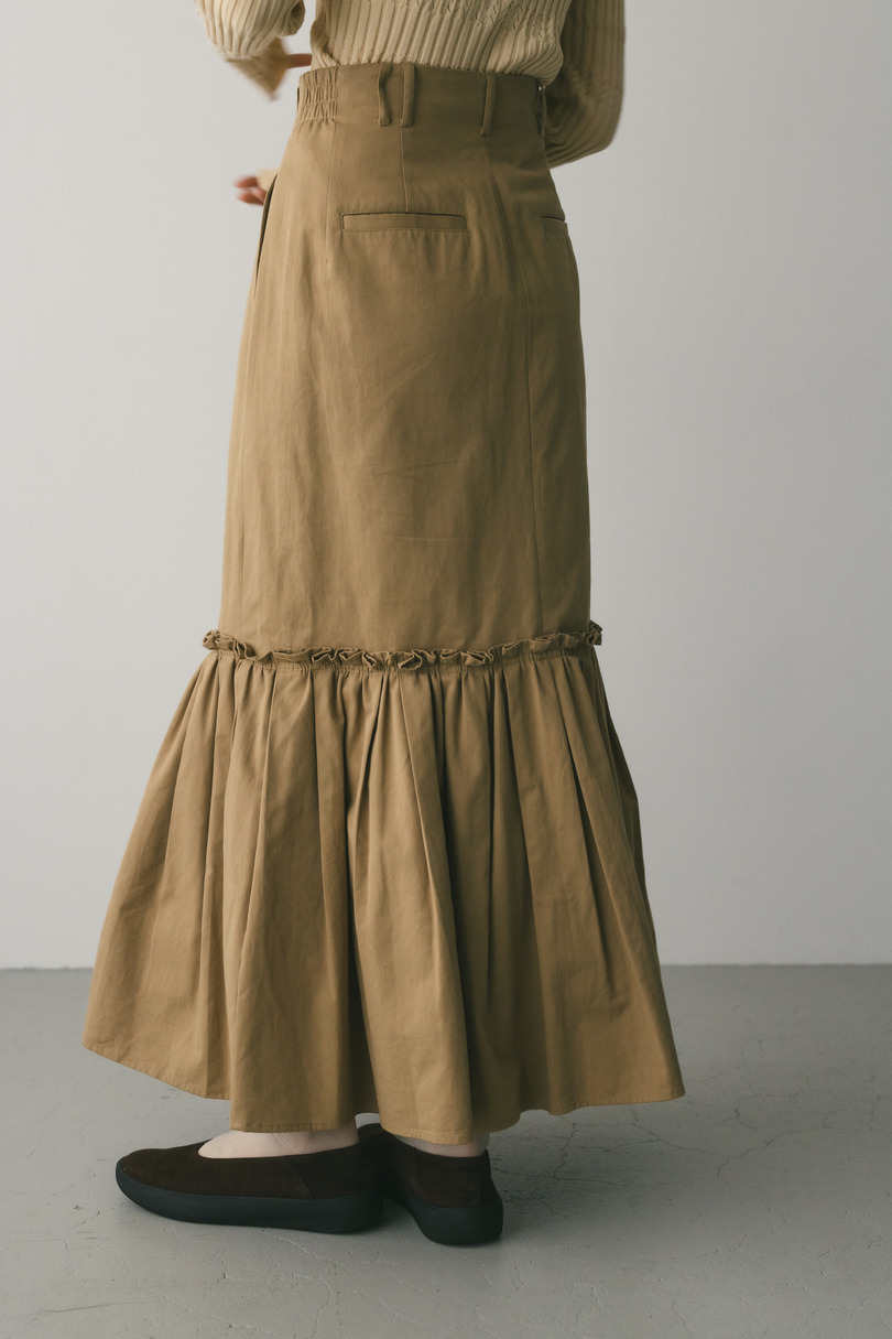 ヘムギャザーチノスカート 詳細画像 BEG 7