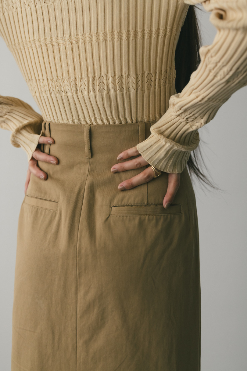 ヘムギャザーチノスカート 詳細画像 BEG 8