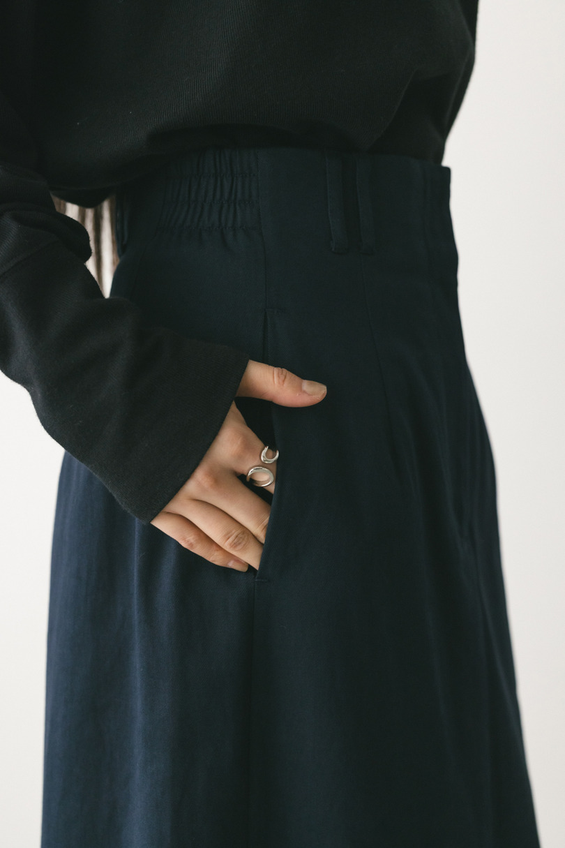 ヘムギャザーチノスカート 詳細画像 NVY 5