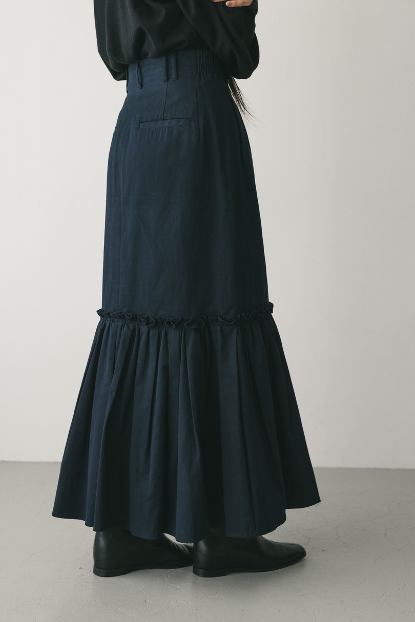 ヘムギャザーチノスカート 詳細画像 NVY 7