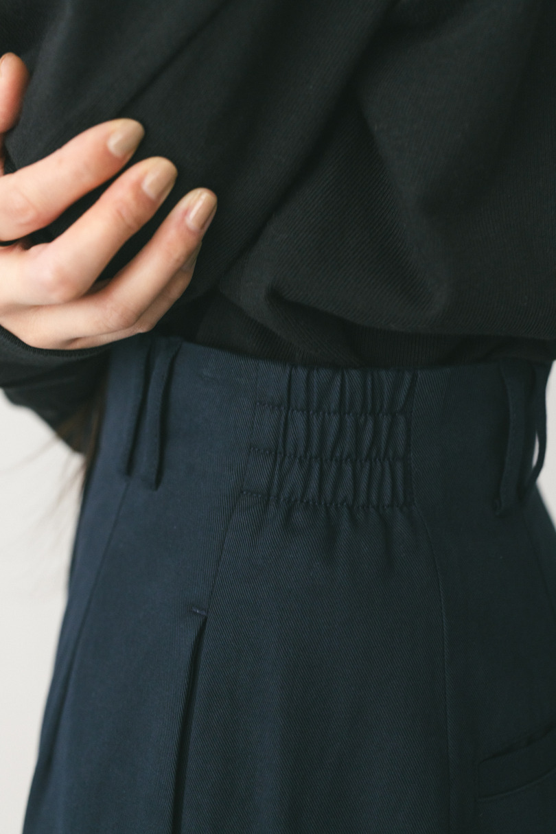 ヘムギャザーチノスカート 詳細画像 NVY 9