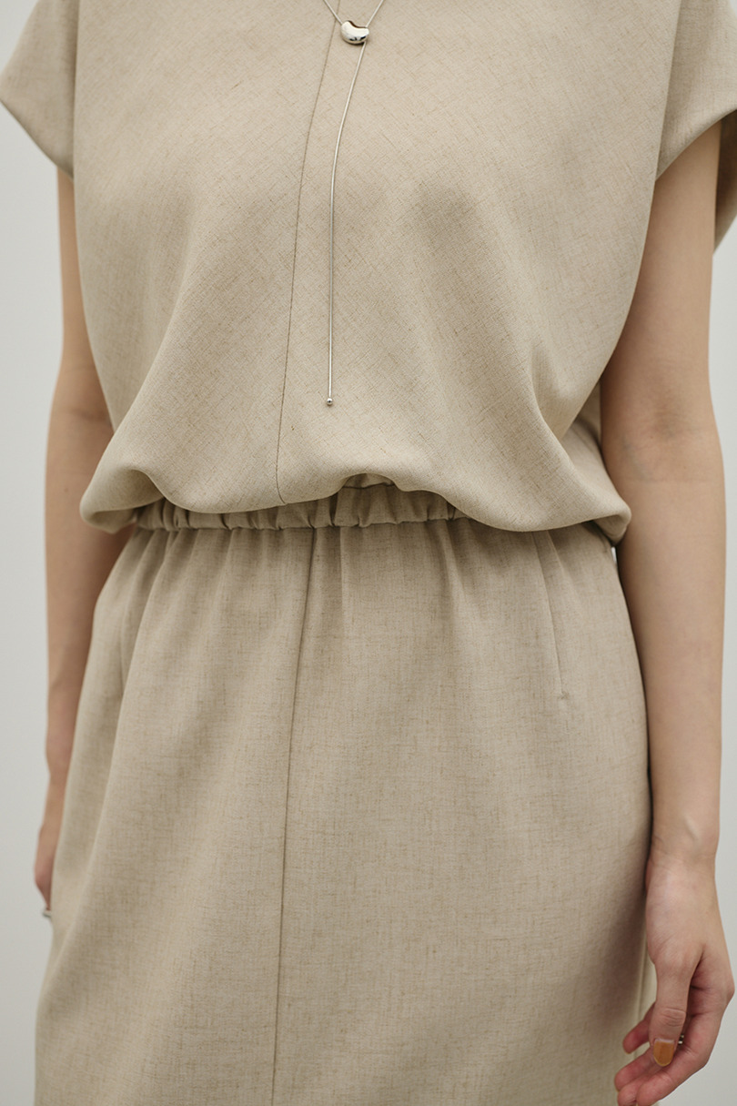 リネンミックスボクシーワンピース 詳細画像 BEG 11